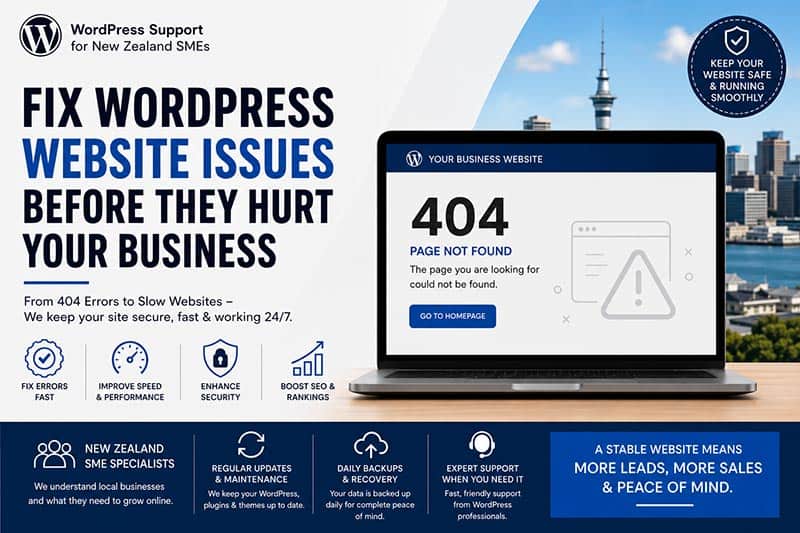 Why Many New Zealand SME WordPress Websites Break — And How to Prevent Expensive Website Problems
