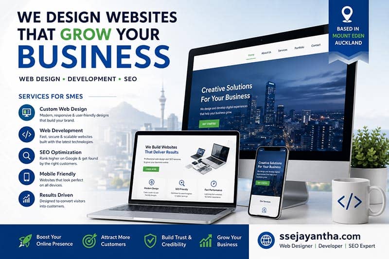 Why Auckland SMEs Need a Modern Web Designer, Developer & SEO Expert in 2026