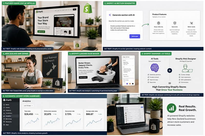 Shopify Web Designer: AI Solutions for New Zealand SMEs
