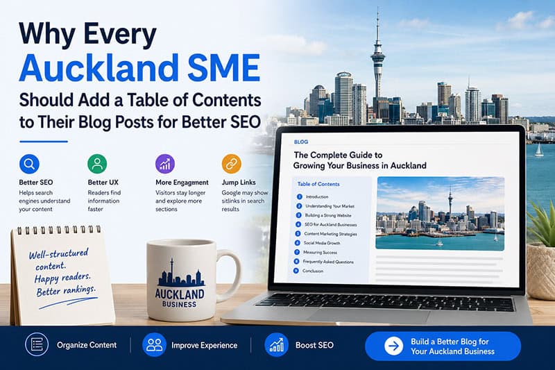Why Every Auckland SME Should Add a Table of Contents to Their Blog Posts for Better SEO